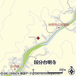 鹿児島県霧島市国分台明寺840周辺の地図