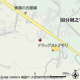 鹿児島県霧島市隼人町姫城1942周辺の地図