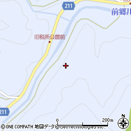 前郷川周辺の地図