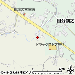 鹿児島県霧島市隼人町姫城1920周辺の地図