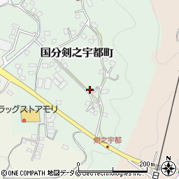 鹿児島県霧島市国分剣之宇都町110周辺の地図