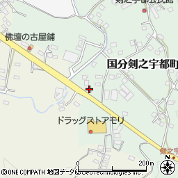 鹿児島県霧島市国分剣之宇都町6周辺の地図