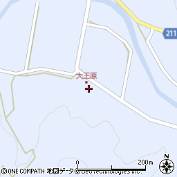 鹿児島県姶良市蒲生町白男1331周辺の地図