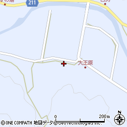 鹿児島県姶良市蒲生町白男1351周辺の地図