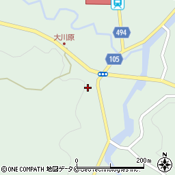 鹿児島県曽於市財部町下財部6630周辺の地図