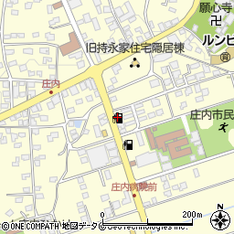 ＥＮＥＯＳ都城庄内ＳＳ周辺の地図