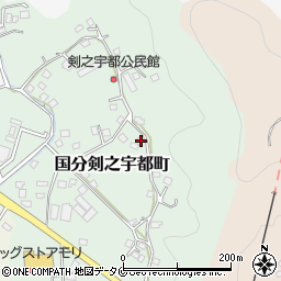 鹿児島県霧島市国分剣之宇都町122周辺の地図