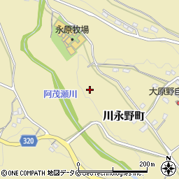 鹿児島県薩摩川内市川永野町周辺の地図