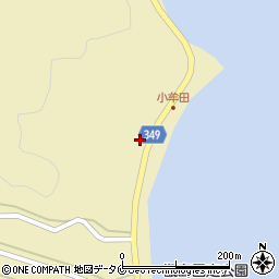 鹿児島県薩摩川内市鹿島町藺牟田3096周辺の地図