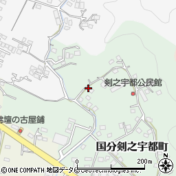 鹿児島県霧島市国分剣之宇都町181周辺の地図