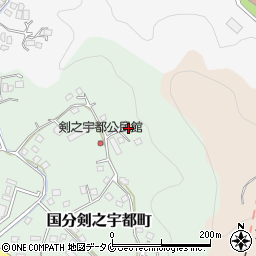 鹿児島県霧島市国分剣之宇都町156周辺の地図