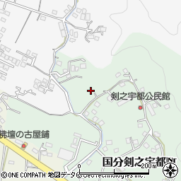 鹿児島県霧島市国分剣之宇都町202周辺の地図