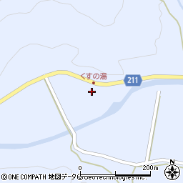 鹿児島県姶良市蒲生町白男1504周辺の地図