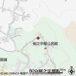 鹿児島県霧島市国分剣之宇都町178周辺の地図