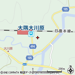 鹿児島県曽於市財部町下財部6664-1周辺の地図