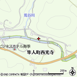 鹿児島県霧島市隼人町西光寺876周辺の地図