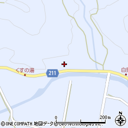 鹿児島県姶良市蒲生町白男1604周辺の地図