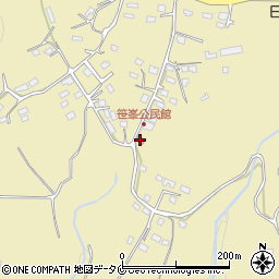 笹峯公民館周辺の地図