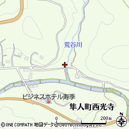 鹿児島県霧島市隼人町西光寺1075周辺の地図