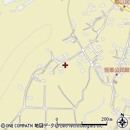 鹿児島県霧島市溝辺町崎森1022-2周辺の地図