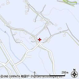 鹿児島県薩摩川内市百次町2858周辺の地図