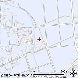 宮崎県都城市金田町周辺の地図