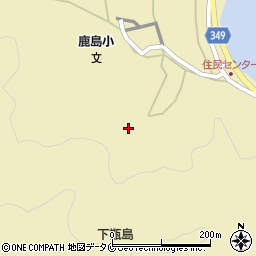 鹿児島県薩摩川内市鹿島町藺牟田1889周辺の地図