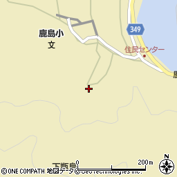 鹿児島県薩摩川内市鹿島町藺牟田1731周辺の地図