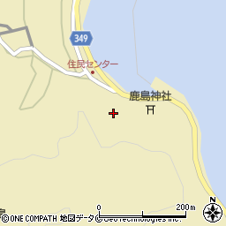 鹿児島県薩摩川内市鹿島町藺牟田1631周辺の地図