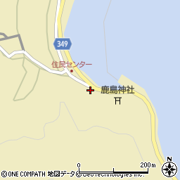 鹿児島県薩摩川内市鹿島町藺牟田1614周辺の地図