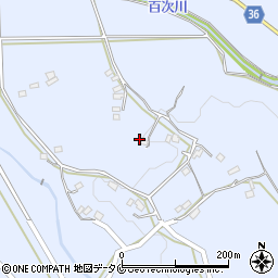 鹿児島県薩摩川内市百次町2830-2周辺の地図