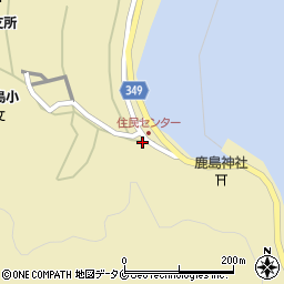 鹿児島県薩摩川内市鹿島町藺牟田1611周辺の地図