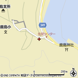 鹿児島県薩摩川内市鹿島町藺牟田1603周辺の地図