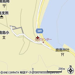 鹿児島県薩摩川内市鹿島町藺牟田2周辺の地図