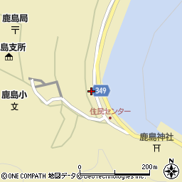 鹿児島県薩摩川内市鹿島町藺牟田13周辺の地図