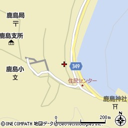 鹿児島県薩摩川内市鹿島町藺牟田22周辺の地図