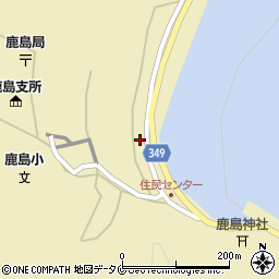 鹿児島県薩摩川内市鹿島町藺牟田30周辺の地図