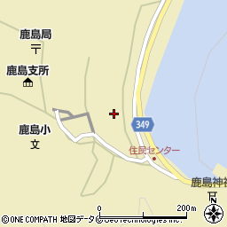 鹿児島県薩摩川内市鹿島町藺牟田35周辺の地図