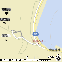 鹿児島県薩摩川内市鹿島町藺牟田28周辺の地図