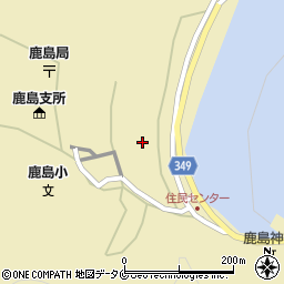 鹿児島県薩摩川内市鹿島町藺牟田40周辺の地図