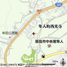 鹿児島県霧島市隼人町西光寺29周辺の地図