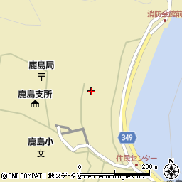 鹿児島県薩摩川内市鹿島町藺牟田104周辺の地図