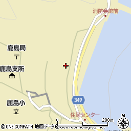 鹿児島県薩摩川内市鹿島町藺牟田210周辺の地図