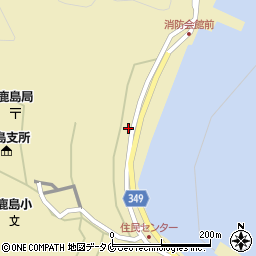 鹿児島県薩摩川内市鹿島町藺牟田215周辺の地図