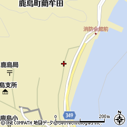 鹿児島県薩摩川内市鹿島町藺牟田228周辺の地図