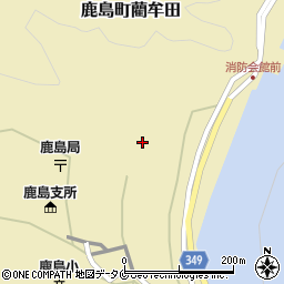 鹿児島県薩摩川内市鹿島町藺牟田163周辺の地図