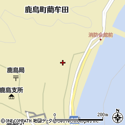 鹿児島県薩摩川内市鹿島町藺牟田263周辺の地図