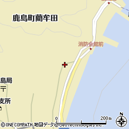 鹿児島県薩摩川内市鹿島町藺牟田249-2周辺の地図