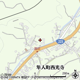 鹿児島県霧島市隼人町西光寺286周辺の地図
