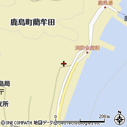 鹿児島県薩摩川内市鹿島町藺牟田285周辺の地図